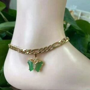 Butterfly anklet